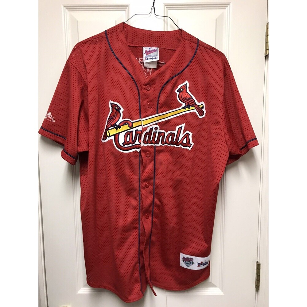 NWOT #25 Mark McGwire St. Louis Cardinals BP Jersey L Batting Practice Large